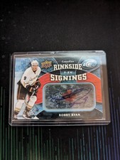 2009-10 Upper Deck Ice Rinkside Signings Canadian Bobby Ryan Anaheim Ducks