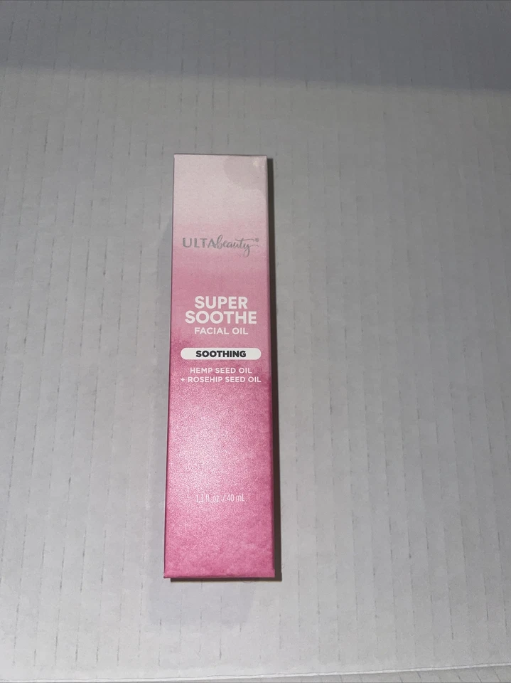 Aceite facial calmante Ulta Beauty Super Soothe cáñamo y aceite de semilla de rosa mosqueta 1,3 fl oz Foto 1 de 2