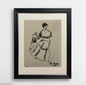Marc Chagall Hand-Signed Original Print With COA and +$3,500 USD Appraisal - Picture 1 of 13