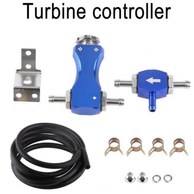 Manueller Boost Controller Universal einstellbares Racing 30PSI Kit Blau NEU - Bild 1 von 3