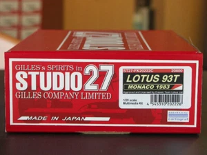 STUDIO27 FK-20222C Lotus 93T RENAULT MONACO 1/20 Standard Kit - GP ST27-FK20222C - Picture 1 of 2