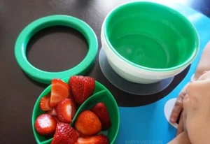 Baby’s No Spill Food Bowl. Safe & Secure With Suction Bumpit Bowl - Picture 1 of 7