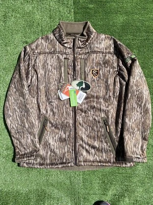 Drake Non Typical Silencer Full Zip Agion Jacket Bottomland Camo Sz Large - Image 1 of 4