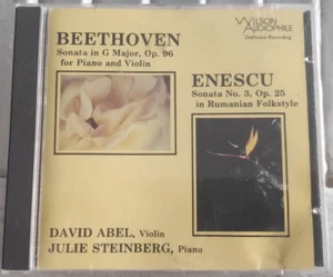 Beethoven / Enescu - Violin Sonatas David Abel Steinberg Wilson Audiophile CD NM - Picture 1 of 3