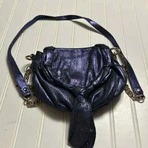 Corso Cuomo Blue Glitter Crossbody Bag - Picture 1 of 8