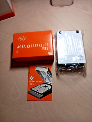 Prensa adhesiva Agfa F8S 8 mm Super 8 Movie Cine Film Splicer en caja Foto 1 de 3
