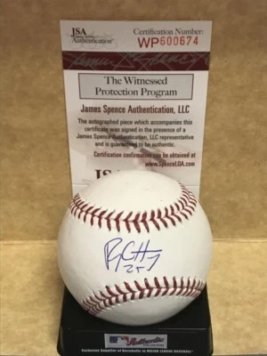 RYON HEALY OAKLAND A'S SIGNED  AUTOGRAPHED M.L. BASEBALL JSA WP600674 - Image 1 of 2