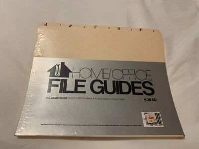 ❤️Home Office Oxford Pendaflex A-Z Alphabetic File Guides NOS - Image 1 of 4