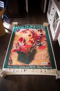JAZZ FESTIVAL IN MARCIAC Large Vintage Music Concert Poster Original 1997 - Picture 1 of 7