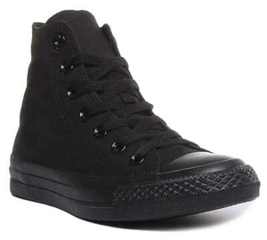 Converse All Star Unisex Hi-Top Canvas Trainer In Black Size UK 3 - 12 Half Size - Picture 1 of 12