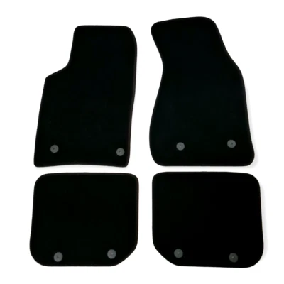 New Car Floor Mats For Audi A4 S4 B5 Waterproof Black Velour Carpet Liners 95-01 - Image 1 of 4