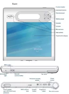 Motion Computing MC-C5t Tablet-PC 10,4 Zoll Core i5 4GB 64GB SSD IP54 WIN10 PRO - Bild 1 von 6
