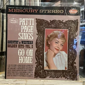 [COUNTRY/POP]~EXC LP~PATTI PAGE~Go On Home~C&W Hits Volume 2~[1962~MERCURY~STERE - Picture 1 of 5