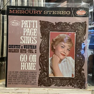 [COUNTRY/POP]~EXC LP~PATTI PAGE~Go On Home~C&W Hits Volume 2~[1962~MERCURY~STERE - Image 1 of 4