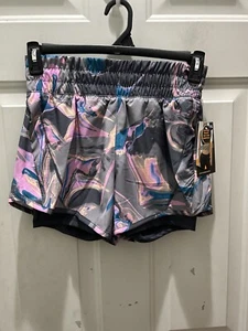 New!AVIA Multi Colored Running Shorts With Liner. Size XS(0-2).Great Gym Shorts! - Picture 1 of 4