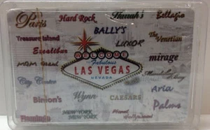 Las Vegas Hotel Names Casino Playing Cards Bridge Bellagio Wynn Venetian Mirage - Picture 1 of 1