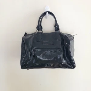 Longchamp Legende Verni Frame Handtasche schwarz Lackleder Umhängetasche - Bild 1 von 12