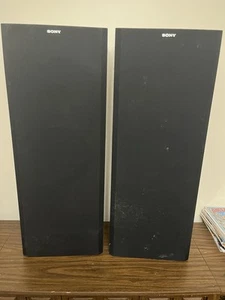 Sony SS-U211 Floor Speakers Pair – Tested, Some Wear, No Removable Grilles - Picture 1 of 6
