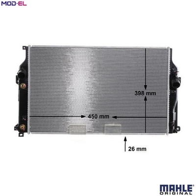 RADIATOR ENGINE COOLING CR 2271 000S FOR TOYOTA RAV/4/IV/SUV/III/VANGUARD 2.2L - Image 1 of 4