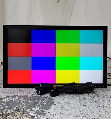 ViewSonic VA2252Sm VS16197 LCD Monitor VGA DVI DP 22" GRADE B SEE NOTES - Image 1 of 4