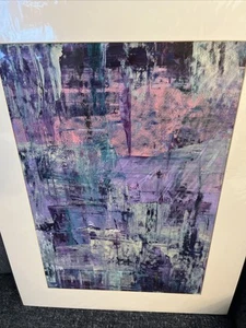 Acrylic Art  DS Frutko Painting Matted Signed Artwork 24X18 Originally $295.00 - Picture 1 of 6