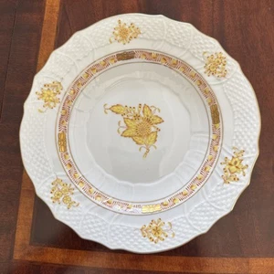 Herend Porcelain Salad Plate "Chinese Bouquet" Yellow 1518 - Picture 1 of 9