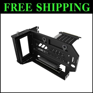 Efficient Vertical GPU Card Holder with Removable Bracket & Premium Riser Cable - Afbeelding 1 van 13