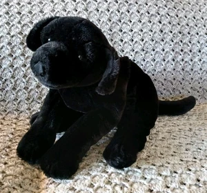 Peluche cane cucciolo labrador nero vicolo animale 25" vintage 1999 - Foto 1 di 10