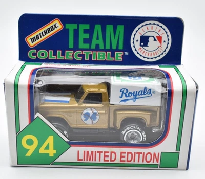 Matchbox Superfast Ford Flareside Pickup Kansas City Royals Gold Baseball 1994 - Immagine 1 di 2