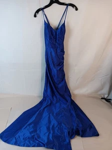 NEW Windsor Womens Royal Blue Glitter Gown XS - Picture 1 of 9