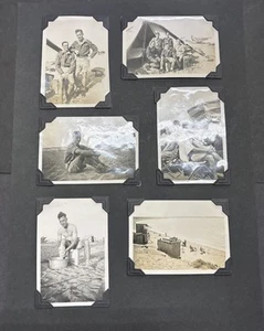 WW2 RAF Signal Section Personnel Photos At Iduk Camp Egypt 1942-1944 Ref#F - Picture 1 of 14