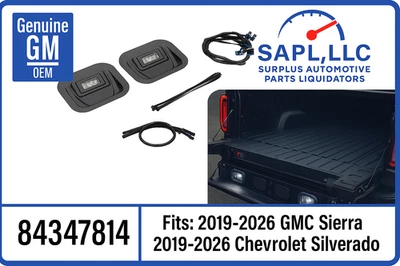 OEM New 2019-2026 Sierra Silverado MultiPro Tailgate Step Light Kit GM 84347814 - Image 1 of 4