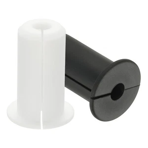 4 Pcs 3/4" Wall Grommet Cable Routing Kit for 0.3" (7.5mm) Hole White/Black - Photo 1/7