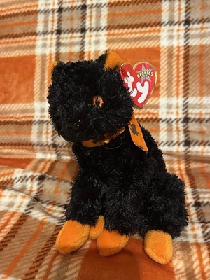 BNWT Retired Ty Beanie Baby Plush Fraidy the Halloween Cat NEW Tagged Immaculate - Image 1 of 4