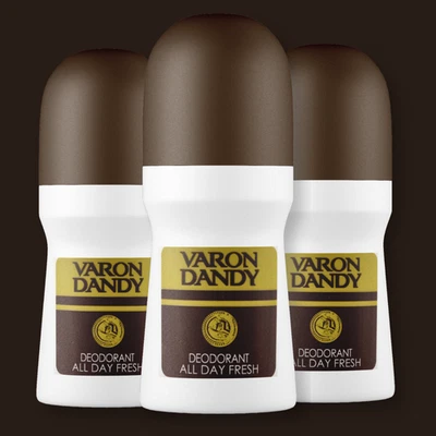 Desodorante Varon Dandy - 2,5 oz, aroma masculino clásico y frescura (paquete de 3) Foto 1 de 4