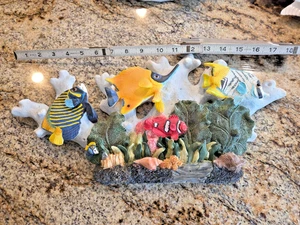 Korallenrifffische bunt Wandbehang Harz tropische Fische dreidimensional - Bild 1 von 2