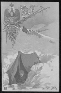 ac6962 - CARTOLINA D'EPOCA - REGGIMENTALI  - Alpini - Picture 1 of 1