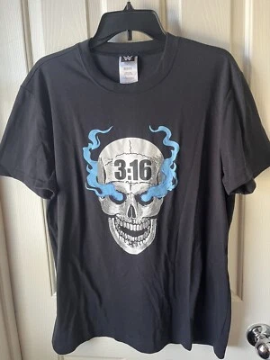 Camisa pijama para dormir WWE para hombre Stone Cold Steve Austin 3:16 azul suave S Foto 1 de 4