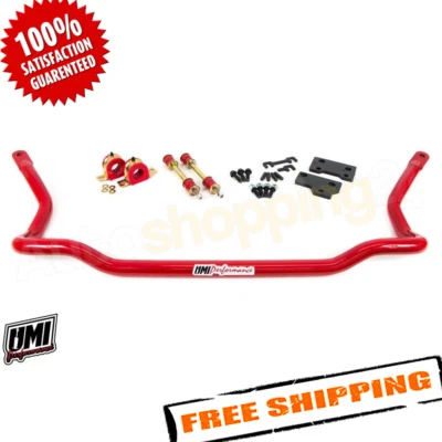 UMI 2117-R Red Front Sway Bar, 35mm for 1982-1992 Chevy Camaro/Pontiac Firebird - Image 1 of 4