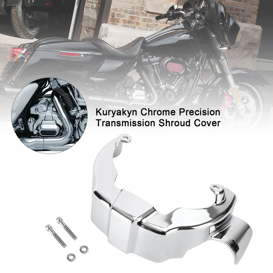 Chrome Precision Transmission Shroud Cover for Milwaukee M8 2017-2020 - Image 1 of 4