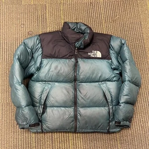 Vintage The North Face Puffer Jacket Women's Small Green 1990s - Picture 1 of 12
