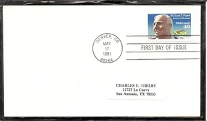 US SC # C129 William T. Piper FDC. No Cachet - Picture 1 of 1