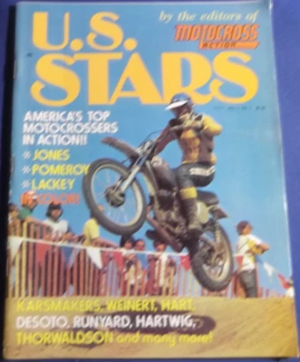 MOTOCROSS ACTION MAGAZINE-1974-VOL1 NO 1-U.S. STARS-SHORT PRINT-VINTAGE - Image 1 of 4