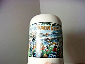 Vintage Green Bay Packers Mug Stein Cartoon Pack is Back - Imagen 1 de 7