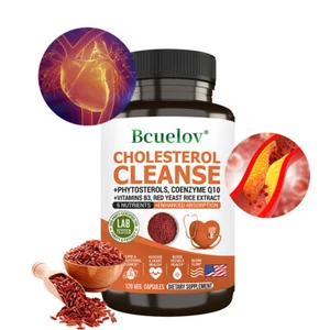 COENZYM Q10+ ROTE HEFE REIS EXTRAKT Kapseln - Unterstützung BLUT Gefäße Gesundheit - Bild 1 von 13