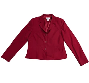Blazer donna Pendleton 100% lana vergine taglia 10 spalle imbottite colletto bottoni - Foto 1 di 6