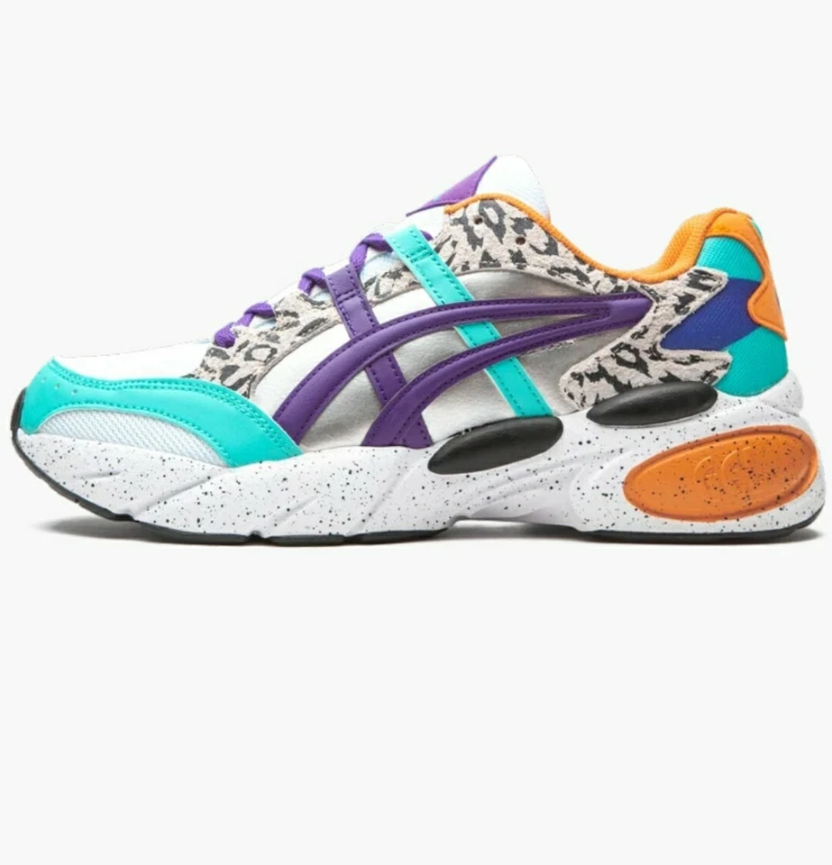 Asics Mens Gel BND Zebra Print shoes Running sneakers 1021A248 100 Size 9.5 - Image 1 of 4