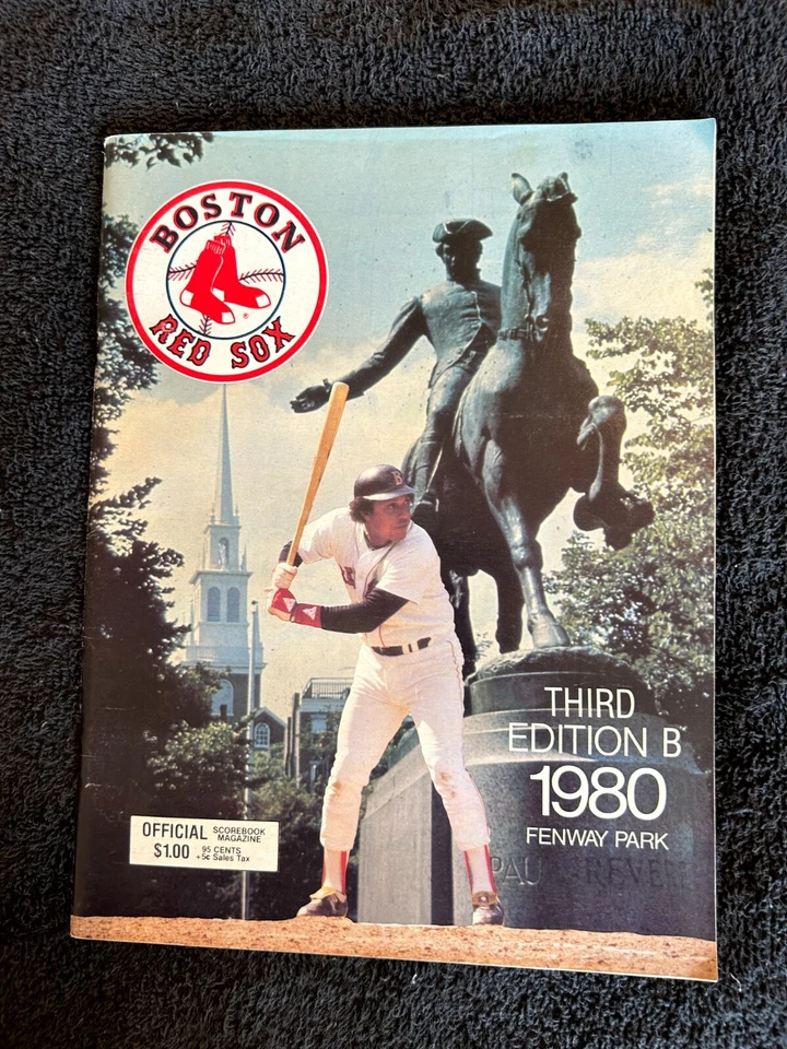 BOSTON RED SOX VS NY YANKEES PROGRAM THIRD EDITION B 1980 MID GRADE M623 - Image 1 of 1