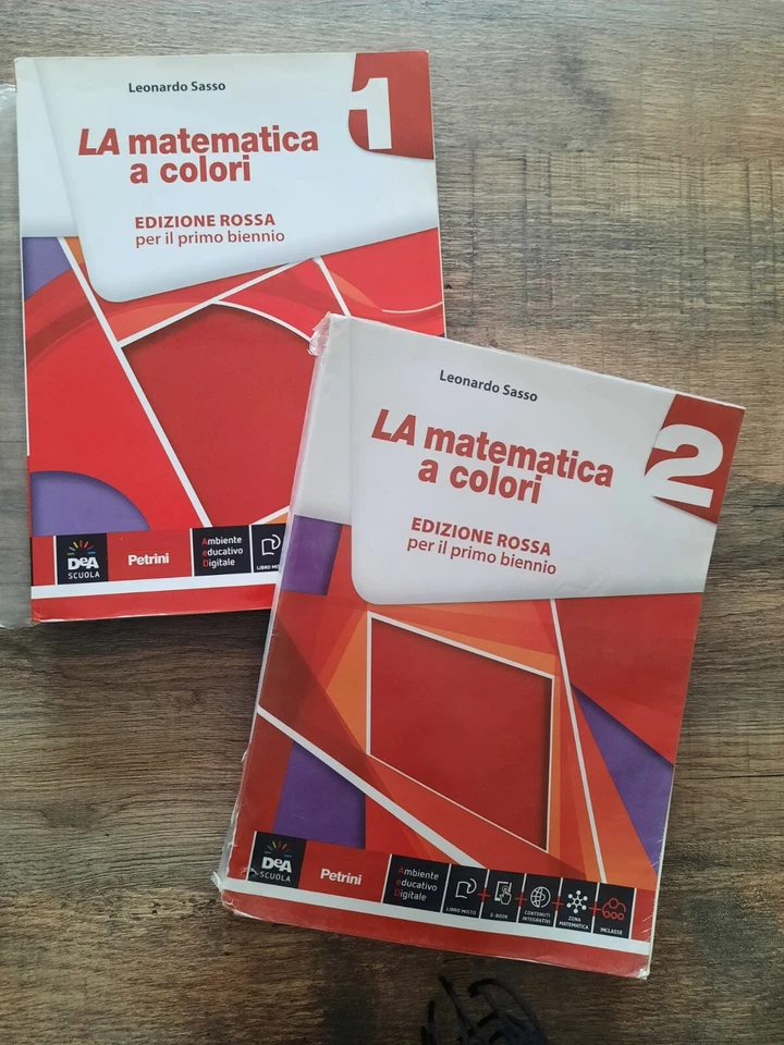 La matematica a colori per il biennio - 2 tomi - volumi 1/2 - ed.rossa - Petrini - Immagine 1 di 1