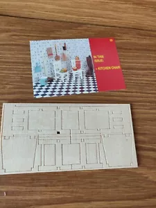 1/12 Make Your Own Dolls House Furniture dining chairs kit DIY. No instructions - Foto 1 di 3